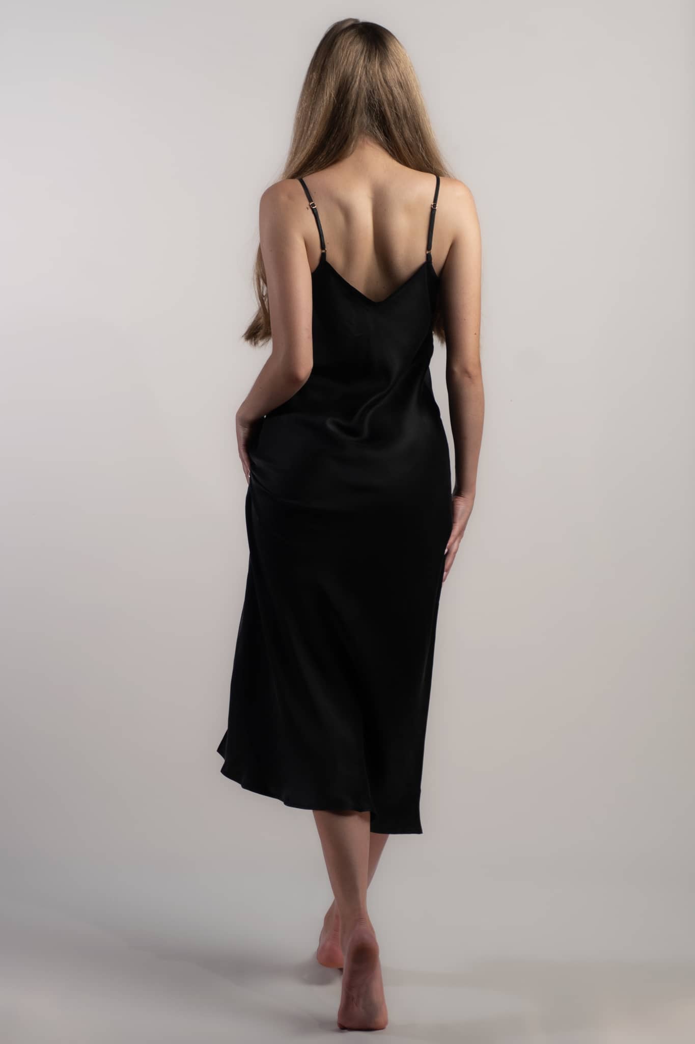 Elegant Black Silk Slip Dress | Shop Women's Stylish Evening Outfits S Elegant Black Silk Slip Dress | Shop Women's Stylish Evening Outfits S