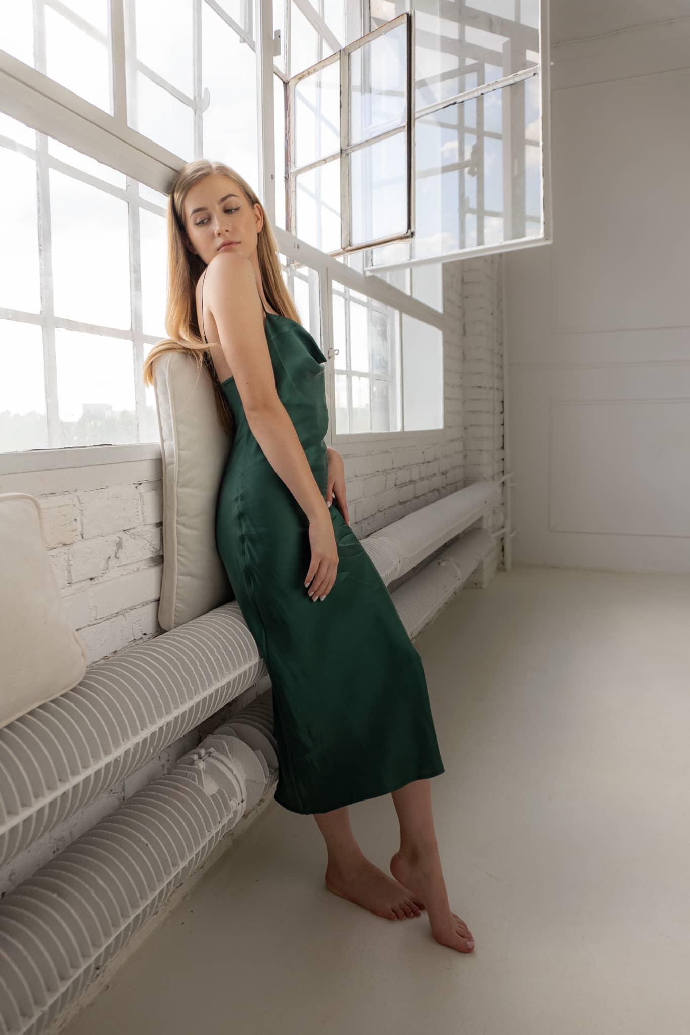 Green Silk Cowl Neck Midi Dress - Buy Women's Party Dresses M Green Silk Cowl Neck Midi Dress - Buy Women's Party Dresses M