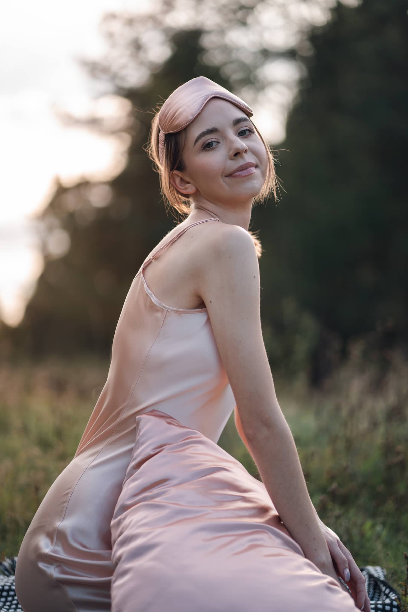Parisian Peony Silk Slip Dress Parisian Peony Silk Slip Dress