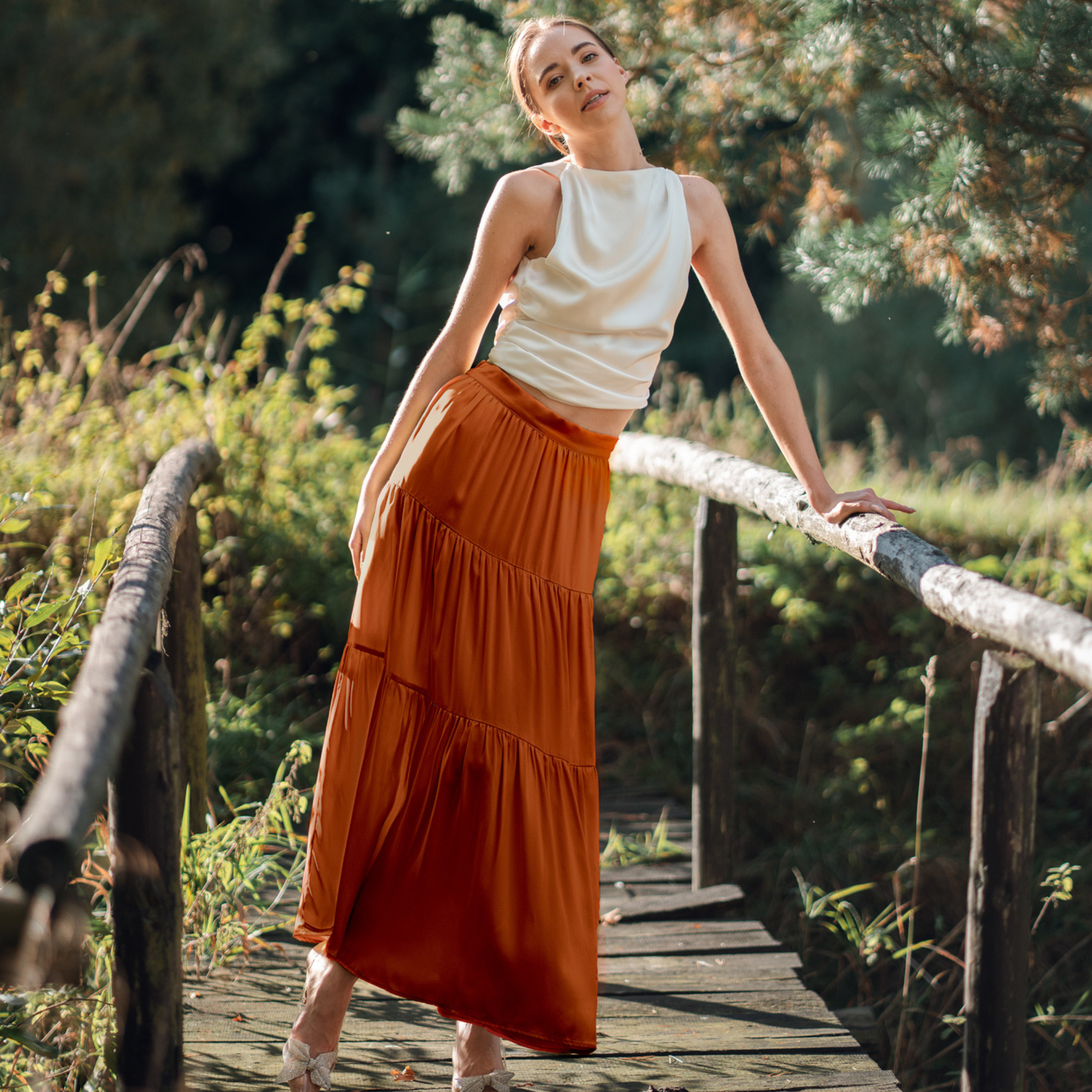 Women's Silk Skirts - Classic Midi designs & Boho Maxi Women's Silk Skirts - Classic Midi designs & Boho Maxi