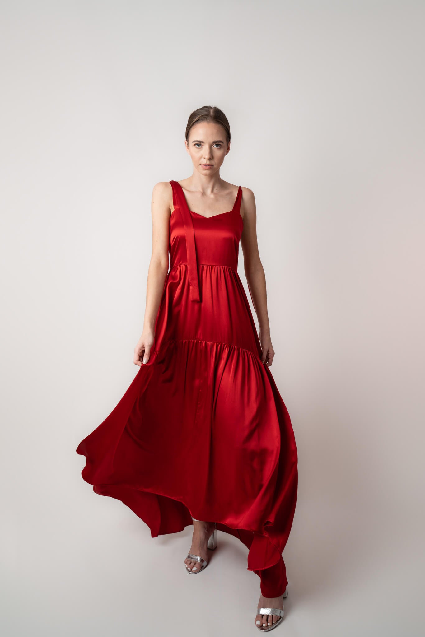 Scarlet Rose Red Silk Maxi Dress | Elegant Womens Evening Dresses Silk Closet Scarlet Rose Red Silk Maxi Dress | Elegant Womens Evening Dresses Silk Closet